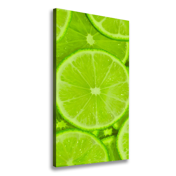 Cuadro canvas decorativo para salón vertical Limas