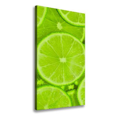 Cuadro canvas decorativo para salón vertical Limas