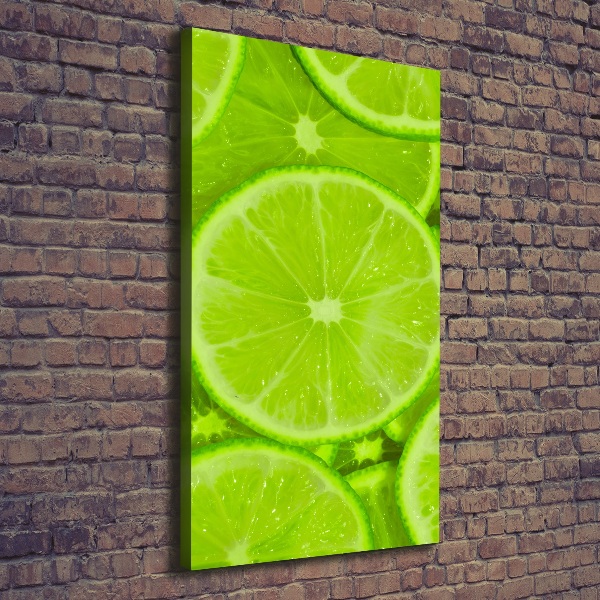 Cuadro canvas decorativo para salón vertical Limas