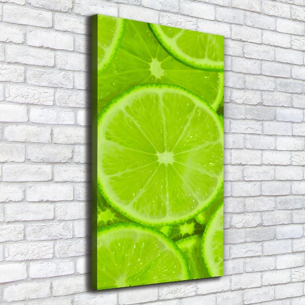 Cuadro canvas decorativo para salón vertical Limas