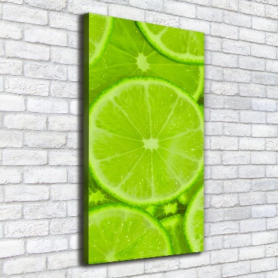 Cuadro canvas decorativo para salón vertical Limas