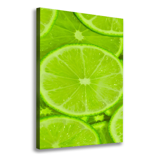 Cuadro canvas decorativo para salón vertical Limas