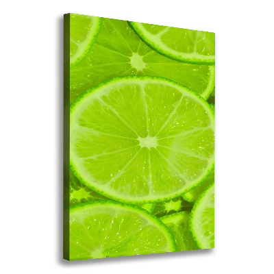 Cuadro canvas decorativo para salón vertical Limas
