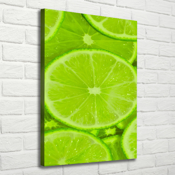 Cuadro canvas decorativo para salón vertical Limas