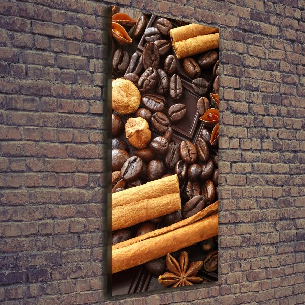Fotografía en lienzo vertical Chocolate oscuro