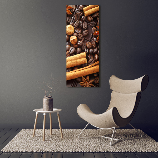Fotografía en lienzo vertical Chocolate oscuro