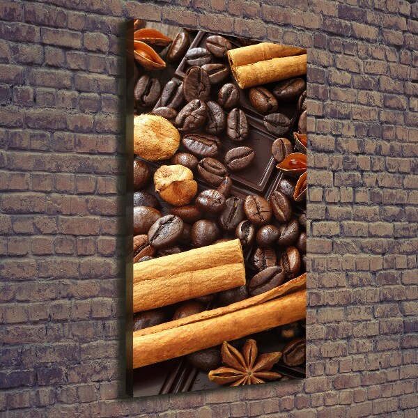 Fotografía en lienzo vertical Chocolate oscuro