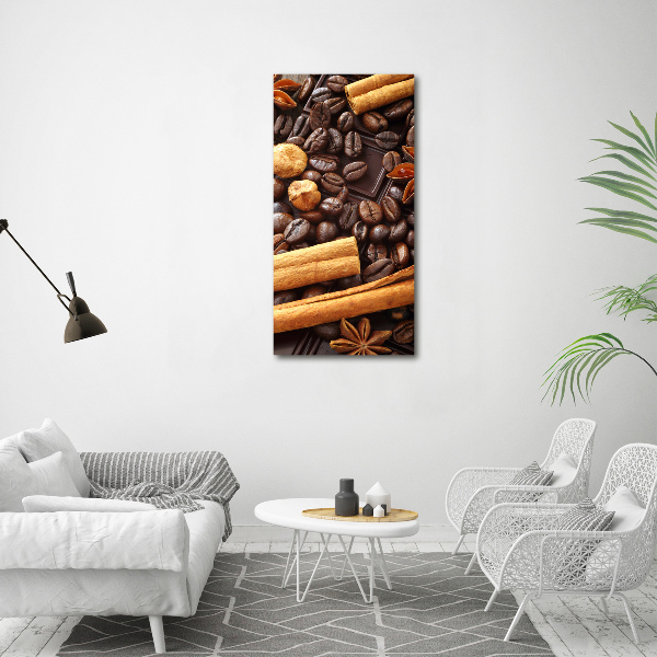 Fotografía en lienzo vertical Chocolate oscuro