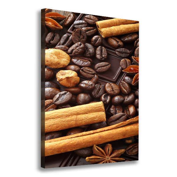 Fotografía en lienzo vertical Chocolate oscuro