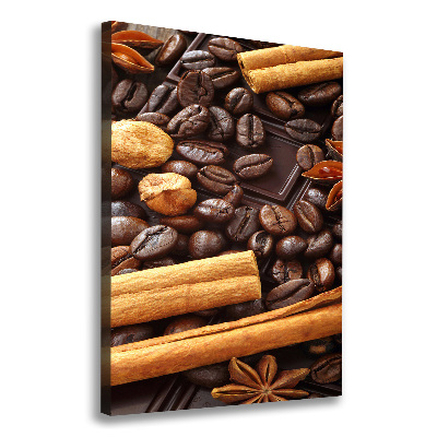 Fotografía en lienzo vertical Chocolate oscuro