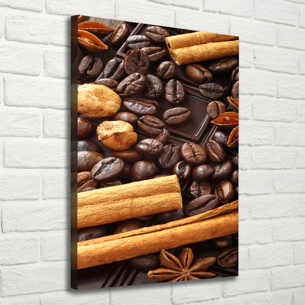 Fotografía en lienzo vertical Chocolate oscuro
