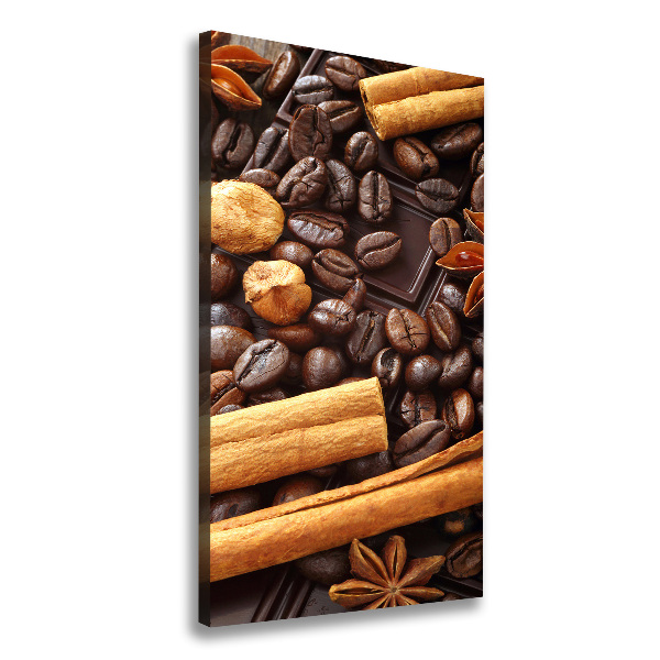 Fotografía en lienzo vertical Chocolate oscuro