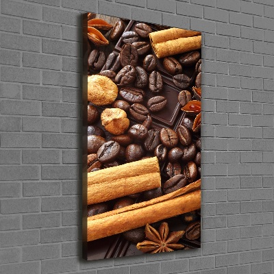 Fotografía en lienzo vertical Chocolate oscuro