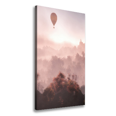 Impresión en lienzo vertical Bosque de globos voladores