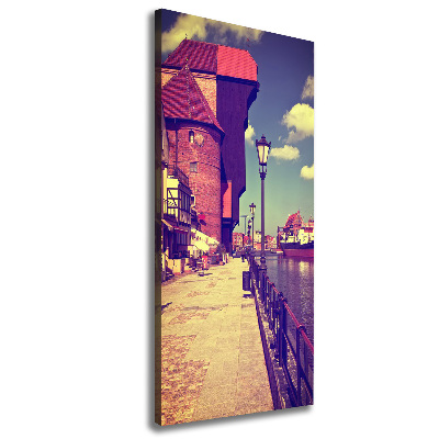Fotografía en lienzo vertical Gdansk, Polonia
