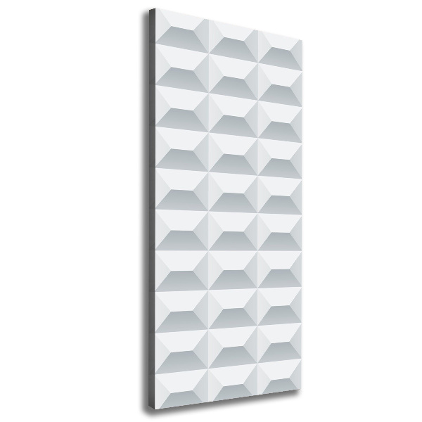 Cuadro moderno en lienzo resistente uv vertical Fondo geométrico