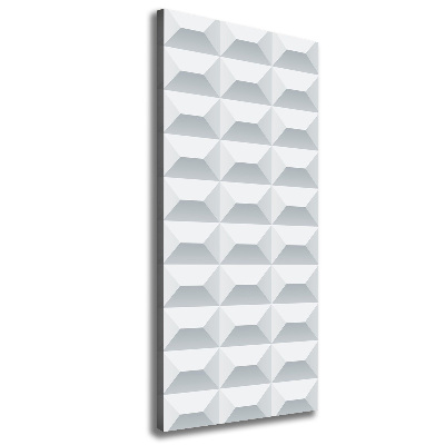 Cuadro moderno en lienzo resistente uv vertical Fondo geométrico