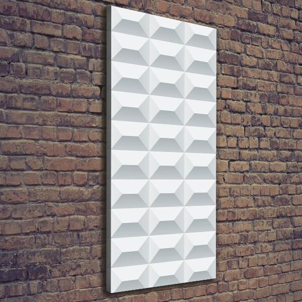 Cuadro moderno en lienzo resistente uv vertical Fondo geométrico