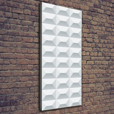 Cuadro moderno en lienzo resistente uv vertical Fondo geométrico