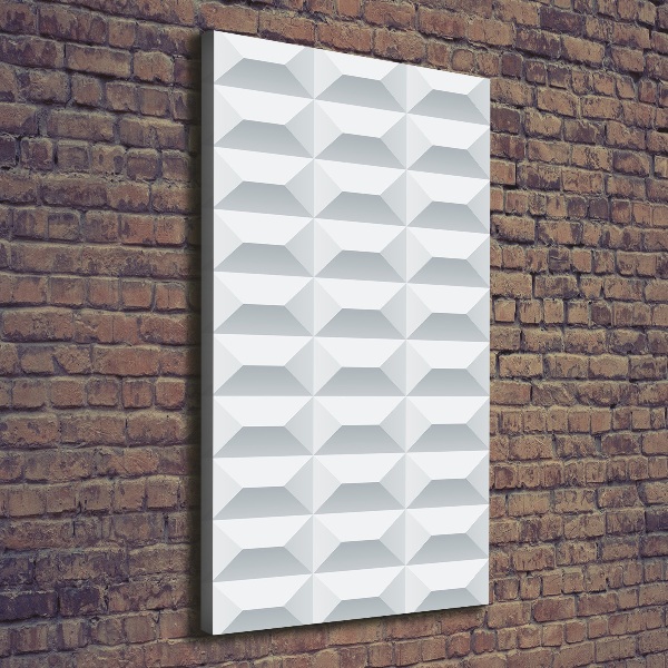 Cuadro moderno en lienzo resistente uv vertical Fondo geométrico