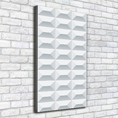 Cuadro moderno en lienzo resistente uv vertical Fondo geométrico