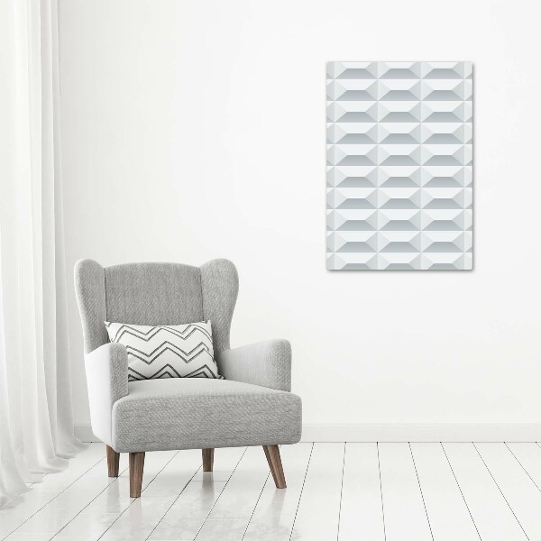 Cuadro moderno en lienzo resistente uv vertical Fondo geométrico