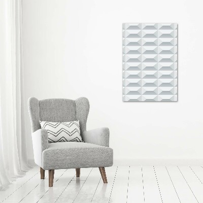 Cuadro moderno en lienzo resistente uv vertical Fondo geométrico