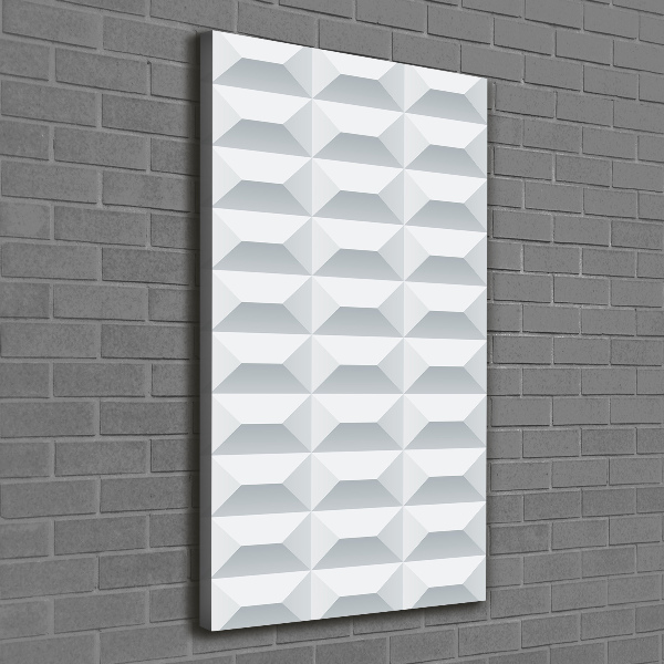 Cuadro moderno en lienzo resistente uv vertical Fondo geométrico