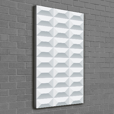 Cuadro moderno en lienzo resistente uv vertical Fondo geométrico