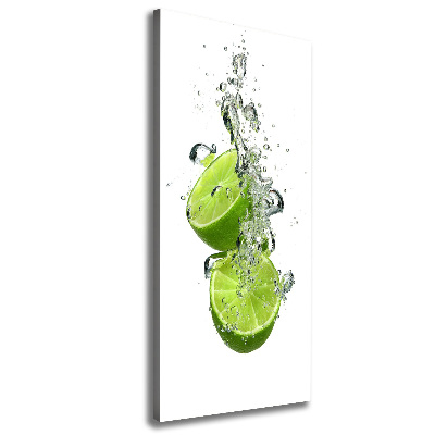 Cuadro canvas decorativo para salón vertical Limas