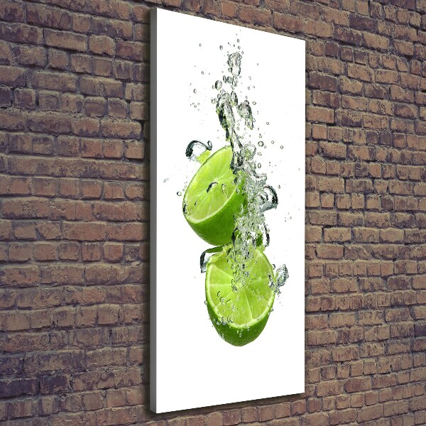 Cuadro canvas decorativo para salón vertical Limas