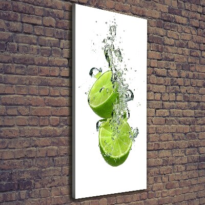 Cuadro canvas decorativo para salón vertical Limas