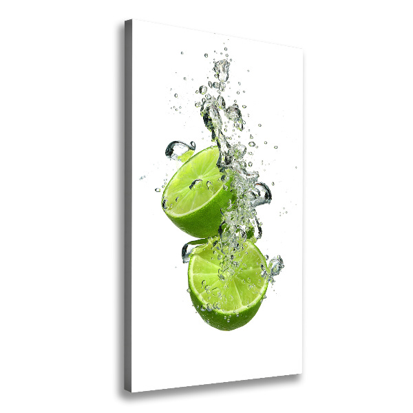 Cuadro canvas decorativo para salón vertical Limas