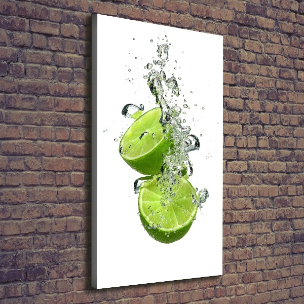 Cuadro canvas decorativo para salón vertical Limas