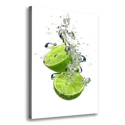 Cuadro canvas decorativo para salón vertical Limas