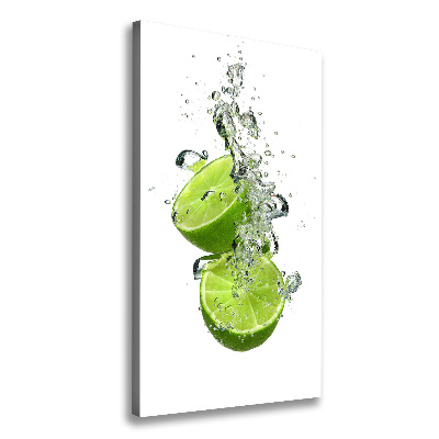 Cuadro canvas decorativo para salón vertical Limas