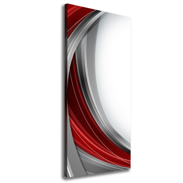 Cuadro canvas decorativo para salón vertical Fondo de ondas