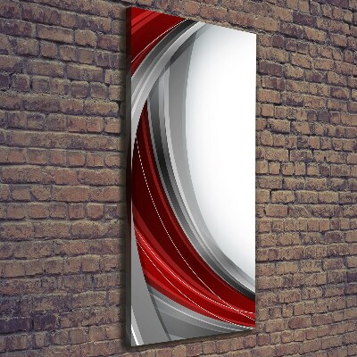 Cuadro canvas decorativo para salón vertical Fondo de ondas