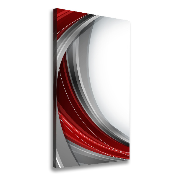 Cuadro canvas decorativo para salón vertical Fondo de ondas