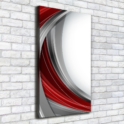 Cuadro canvas decorativo para salón vertical Fondo de ondas