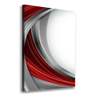 Cuadro canvas decorativo para salón vertical Fondo de ondas