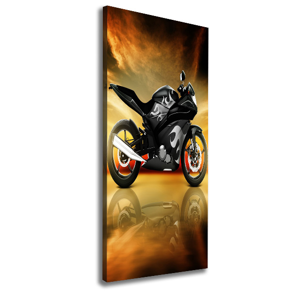 Impresión en lienzo vertical Moto