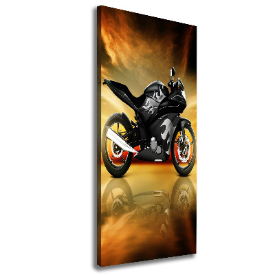 Impresión en lienzo vertical Moto