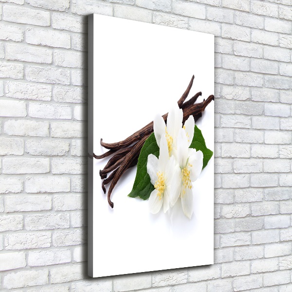 Fotografía en lienzo vertical Jazmín y vainilla