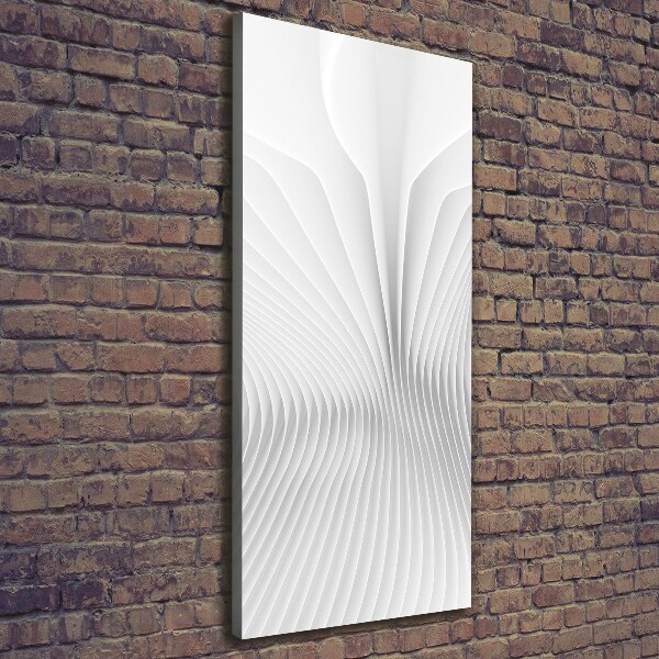 Cuadro moderno en lienzo resistente uv vertical Líneas abstractas