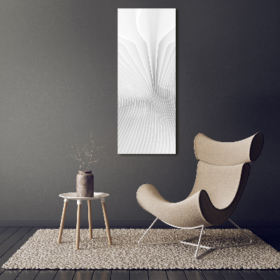 Cuadro moderno en lienzo resistente uv vertical Líneas abstractas