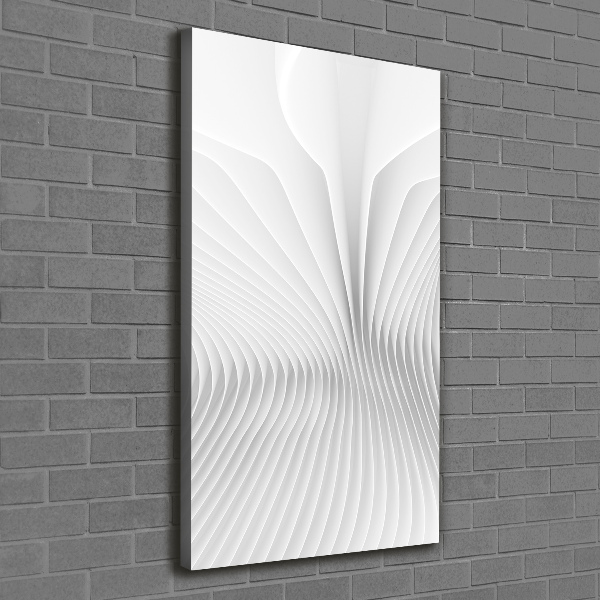Cuadro moderno en lienzo resistente uv vertical Líneas abstractas