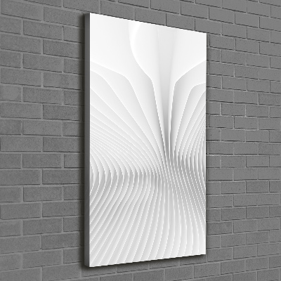 Cuadro moderno en lienzo resistente uv vertical Líneas abstractas