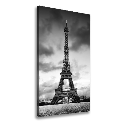 Cuadro canvas decorativo para salón vertical Torre Eiffel de París