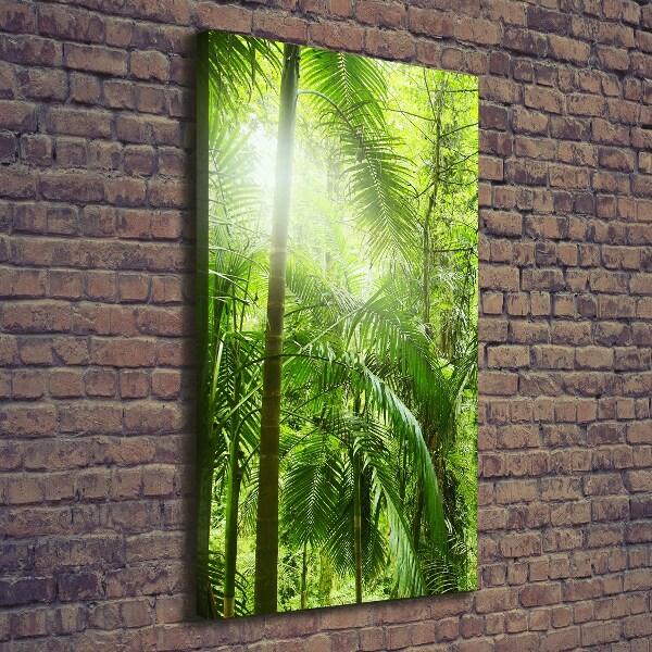 Impresión en lienzo vertical Selva tropical